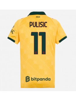 Billige AC Milan Christian Pulisic #11 Tredjedrakt Dame 2025-26 Kortermet